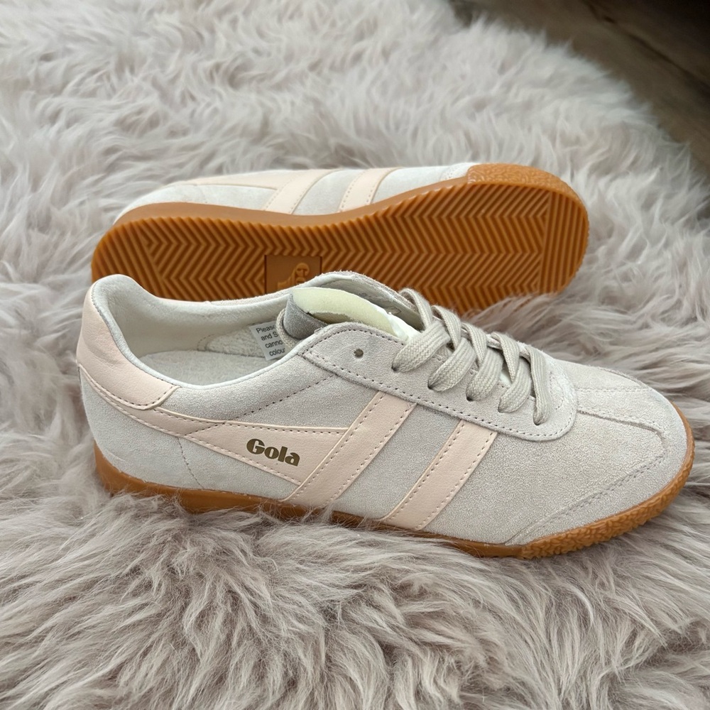 NWOT Gola Women's Blush Suede Sneakers
